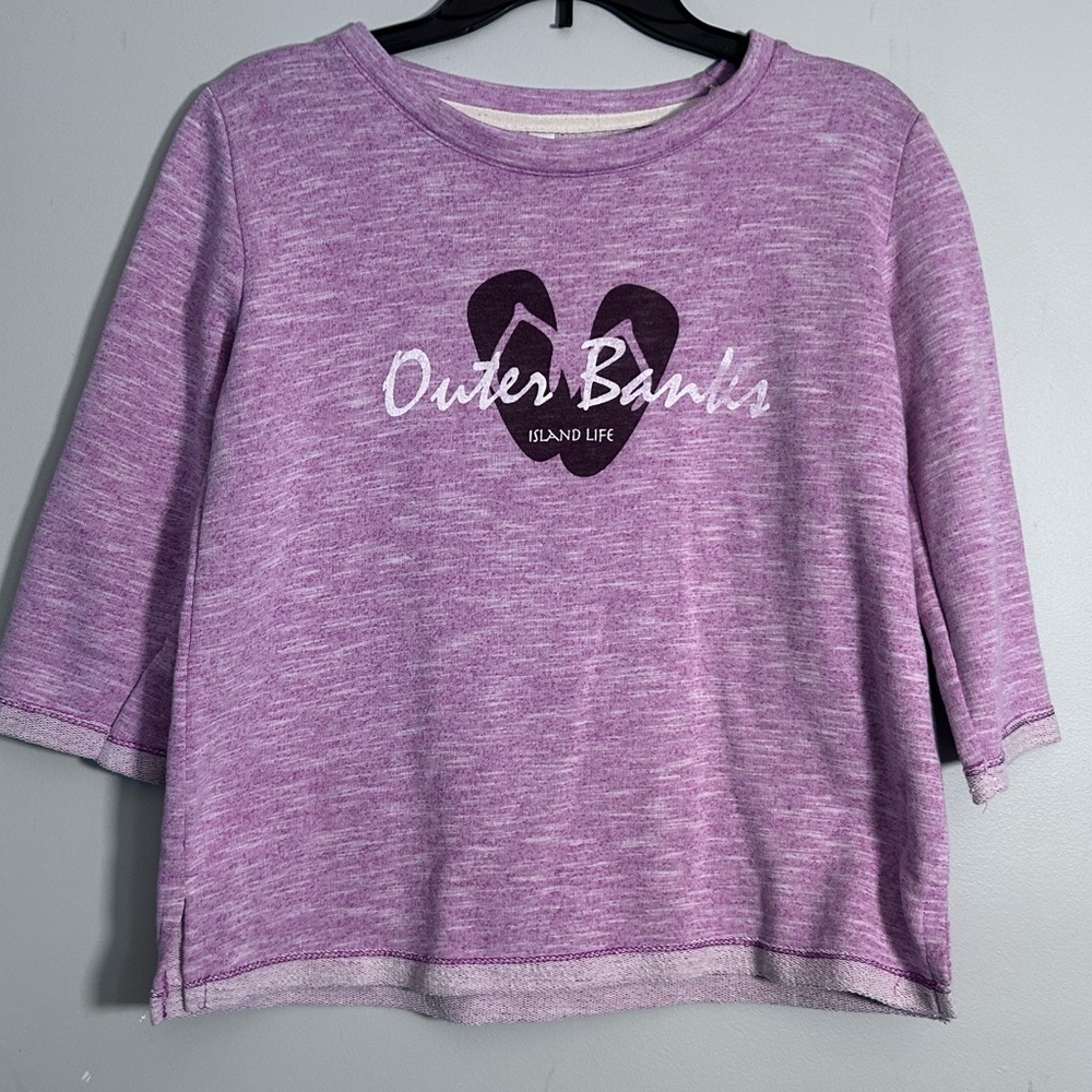 Outer Banks sweatshirt. Size medium. Purple